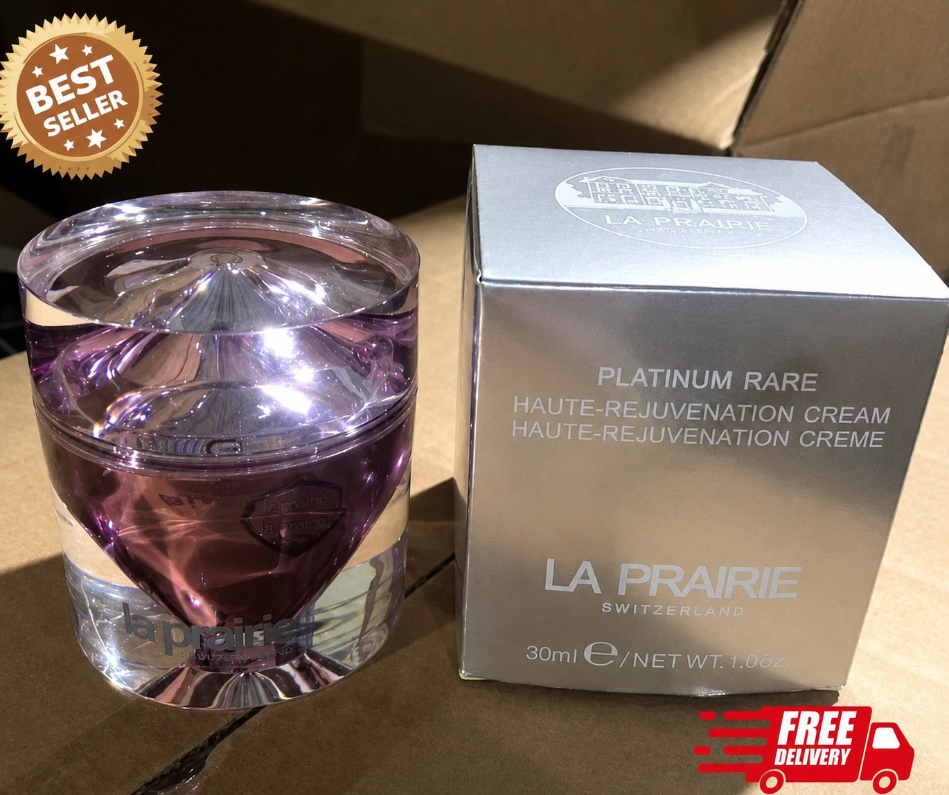 NEW La Prairie Platinum Rare Haute-Rejuvenation Cream 30ml / 1.2oz Sealed Luxury Anti-Aging Face Moisturizer