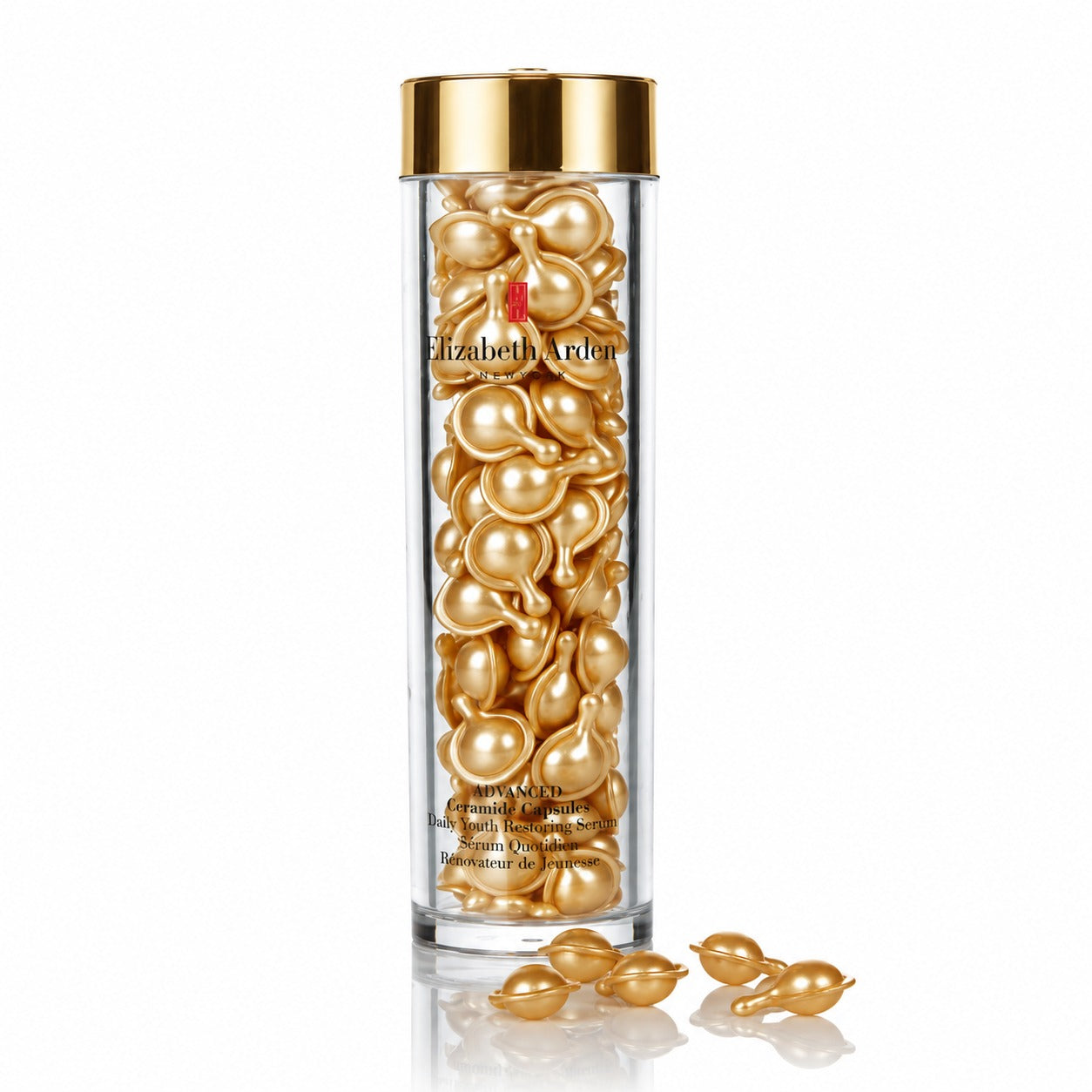 Elizabeth Arden Ceramide Capsules Daily Youth Restoring Serum – 90 Capsules – Anti-Aging Skin Care Treatment