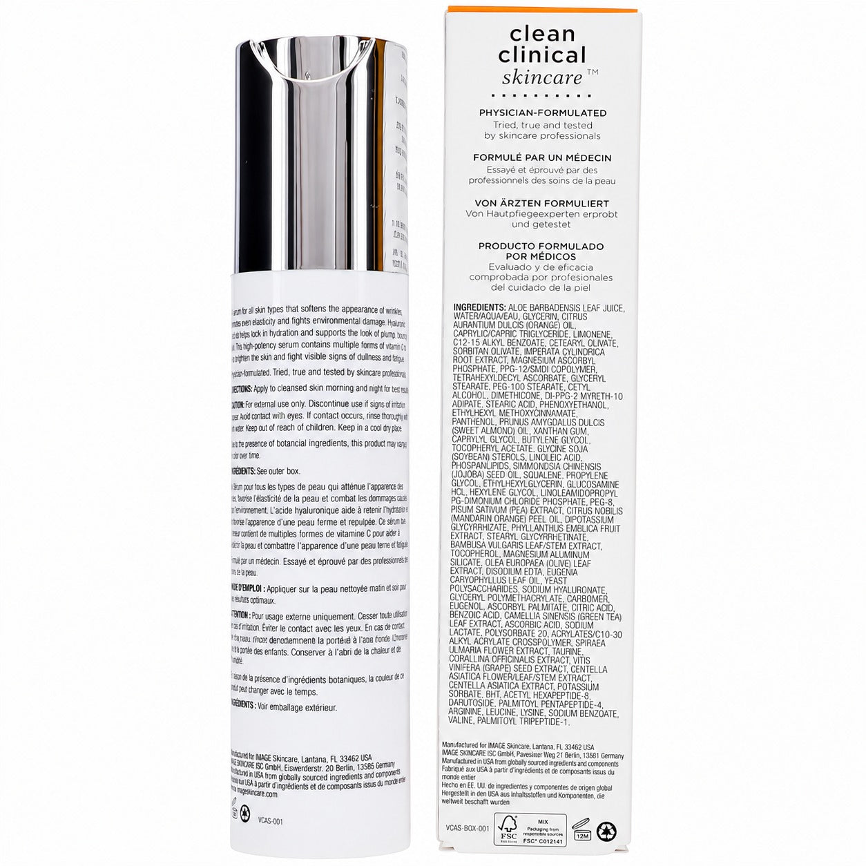 IMAGE Skincare VITAL C Hydrating Anti-Aging Serum 1.7 oz – Brightening Vitamin C Face Serum for Dry & Sensitive Skin