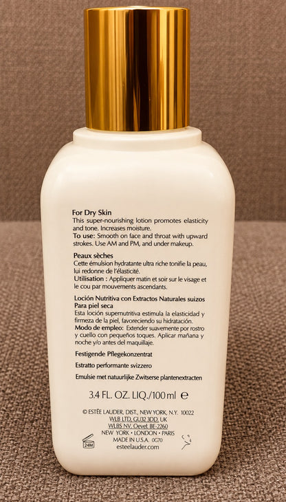 Estée Lauder Swiss Performing Extract Moisturizer 3.4oz / 100ml for Dry &amp; Normal Skin – New in Box Anti-Aging Skincare