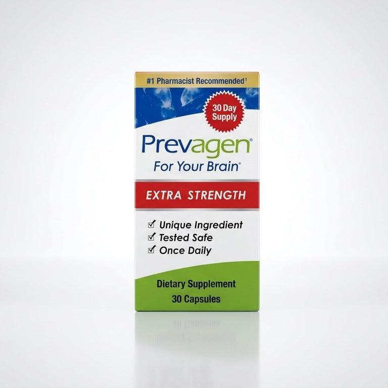 Prevagen Extra Strength 20mg Brain Health Supplement – 30 Capsules Memory Support Dietary Supplement