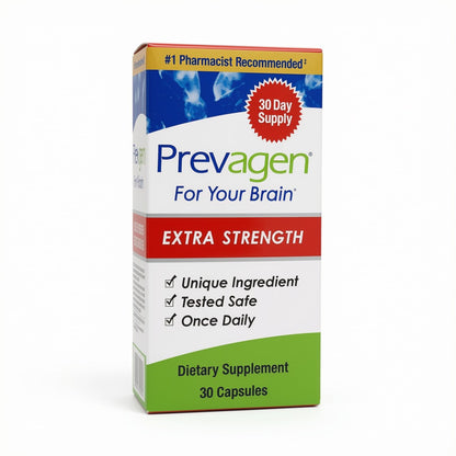 Prevagen Extra Strength 20mg Brain Health Supplement – 30 Capsules Memory Support Dietary Supplement