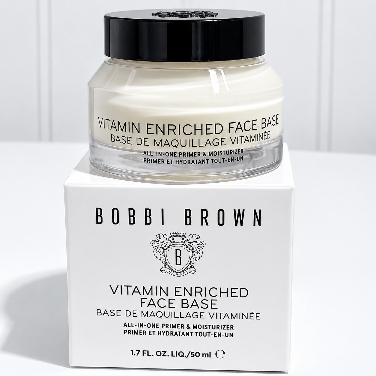 Bobbi Brown Vitamin Enriched Face Base Moisturizer &amp; Primer 50 ml / 1.7 oz – Hydrating Makeup Base