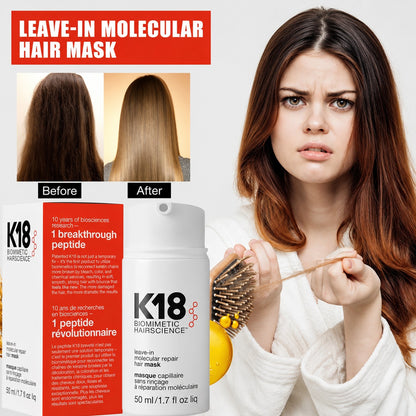 K18 Leave-In Molecular Repair Hair Mask Biomimetic Hairscience 50ml / 1.7 oz | Repairs Damaged Hair