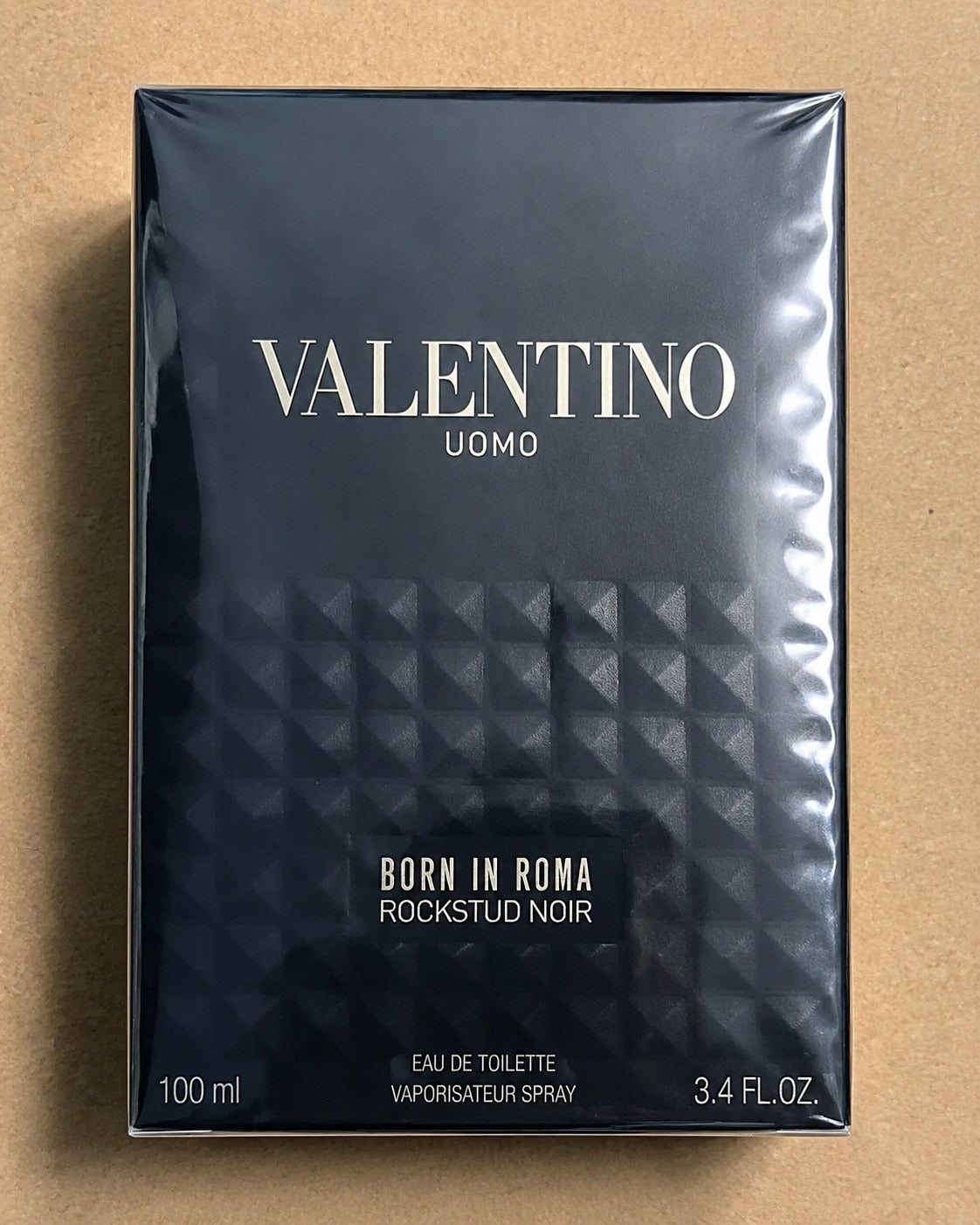 Valentino Uomo Born In Roma Rockstud Noir Eau de Toilette for Men 3.4 oz / 100ml – New in Box
