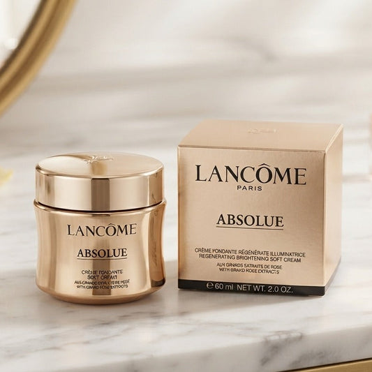 Lancôme Absolue Rich Cream 60ml / 2oz | Regenerating Brightening Face Moisturizer with Grand Rose Extracts | Authentic New Sealed Box