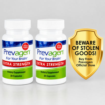 Prevagen Extra Strength 20mg Brain Health Dietary Supplement | 30 Capsules x 2 Bottles (60 Capsules Total) | 60-Day Supply