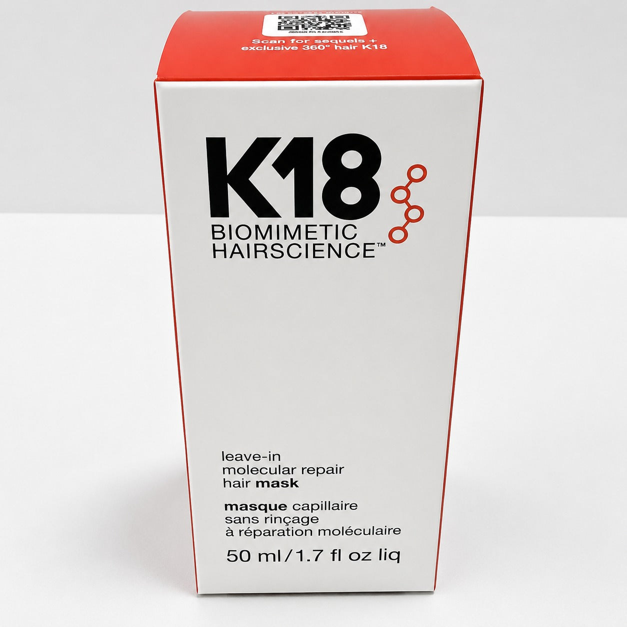 K18 Leave-In Molecular Repair Hair Mask Biomimetic Hairscience 50ml / 1.7 oz | Repairs Damaged Hair