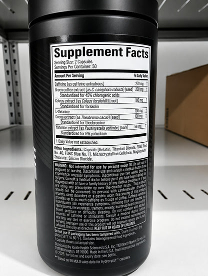 MuscleTech Hydroxycut Hardcore Elite 100 Capsules Weight Loss Supplement New &amp; Sealed