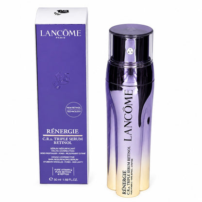 Lancôme Rénergie C.R.x Triple Retinol Serum 50ml / 1.7oz | Anti-Aging Face Serum with Pure Retinol, Vitamin C &amp; Peptides | New Sealed