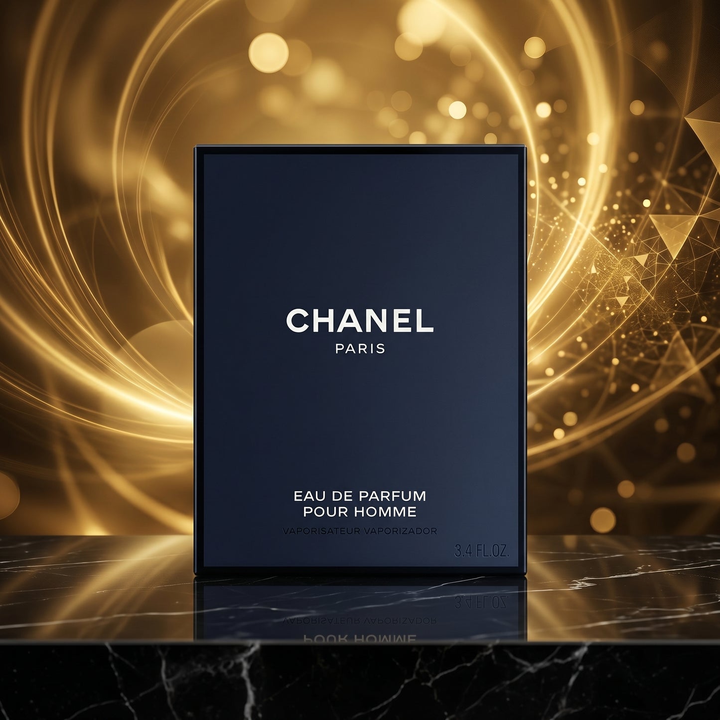 CHANEL Bleu de CHANEL Men's Parfum Spray, 3.4 fl oz (100mL) Open Box