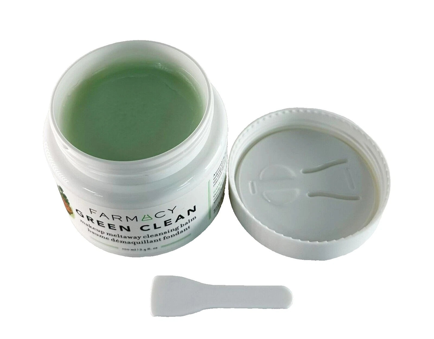 Farmacy Green Clean Makeup Meltaway Cleansing Balm 100ml – Natural Cleansing Balm Makeup Remover, Hydrating Face Cleanser