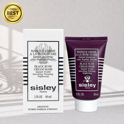 Sisley Paris Black Rose Cream Mask Instant Youth 2 oz / 60ml Brightening &amp; Plumping Face Mask Fast Shipping