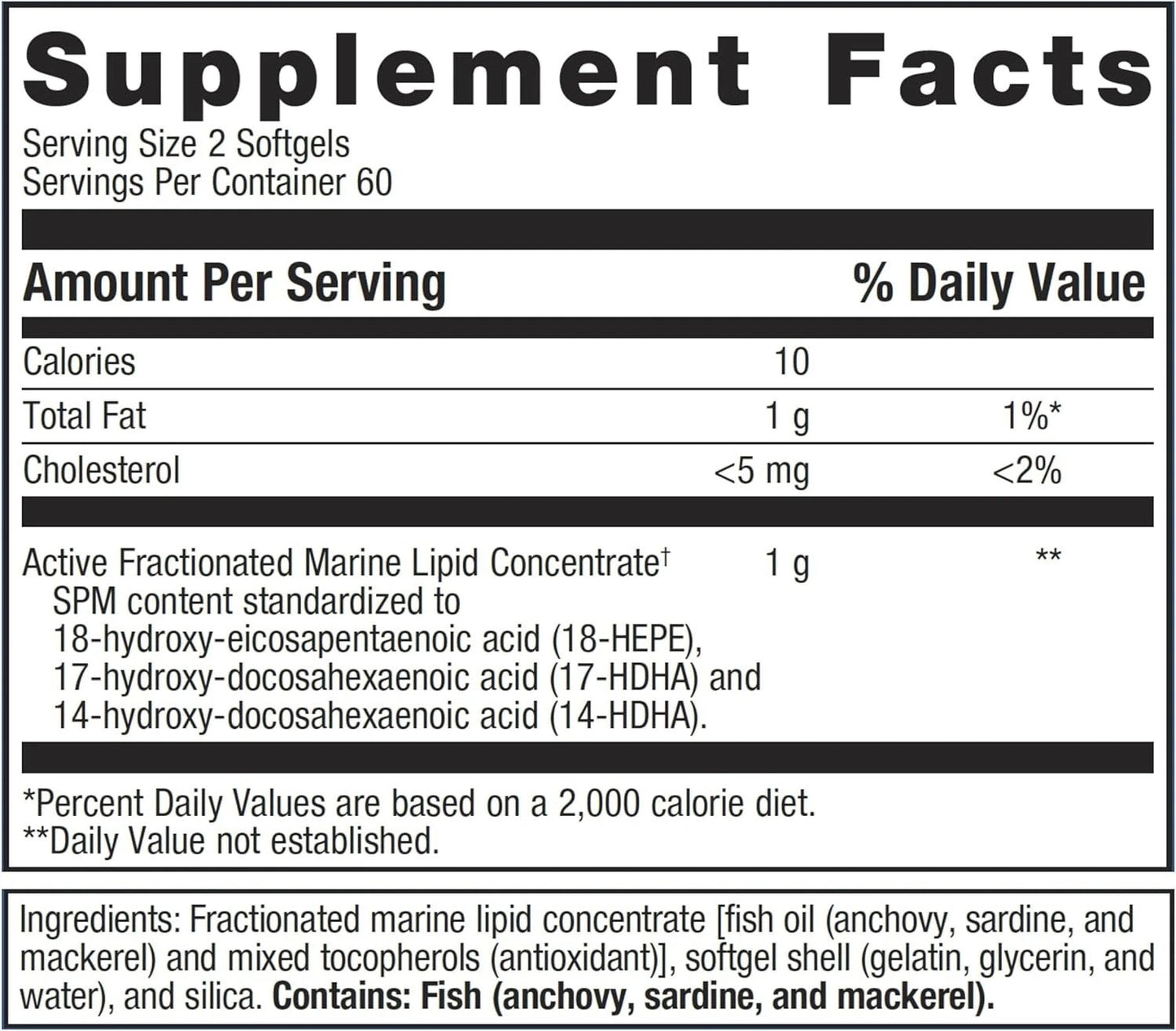 Metagenics SPM Active 120 Softgels | Specialized Pro-Resolving Mediators Supplement