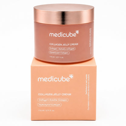 MEDICUBE Collagen Jelly Cream 110ml – Elasticity &amp; Deep Moisturizing K-Beauty Skincare