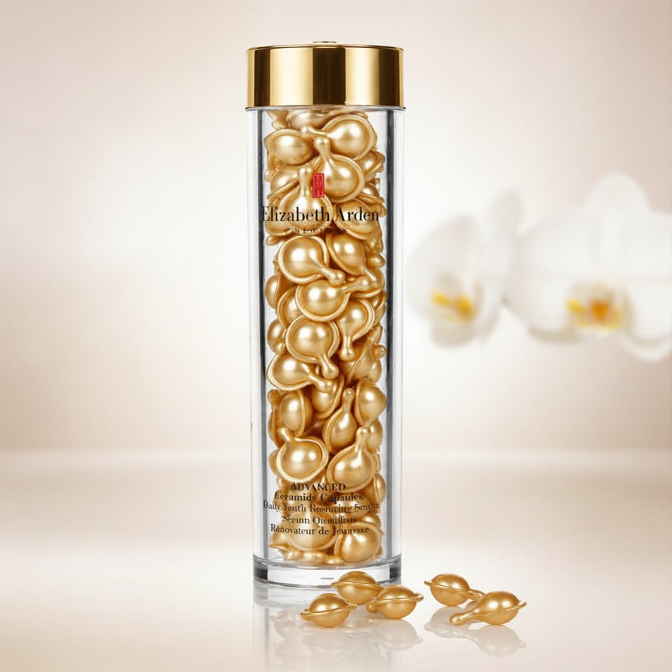 Elizabeth Arden Ceramide Capsules Daily Youth Restoring Serum – 90 Capsules – Anti-Aging Skin Care Treatment