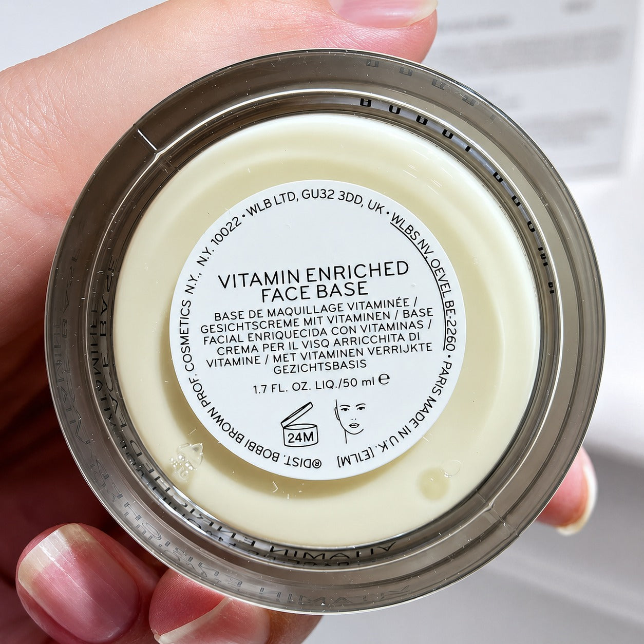 Bobbi Brown Vitamin Enriched Face Base Moisturizer &amp; Primer 50 ml / 1.7 oz – Hydrating Makeup Base