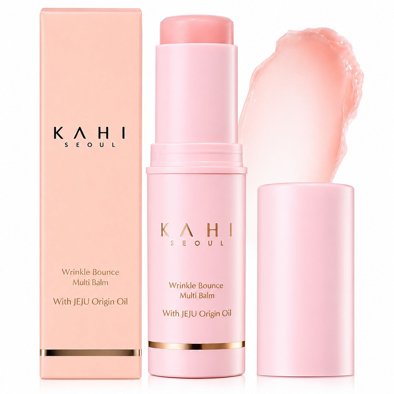 KAHI Wrinkle Bounce Multi Balm Stick 9g – Hydrating Anti-Aging Facial Serum Balm for Fine Lines &amp; Wrinkles