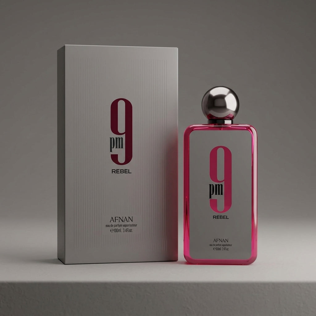 AFNAN 9PM REBEL EAU DE PARFUM SPRAY UNISEX 3.4 Oz / 100 ml BRAND NEW ITEM