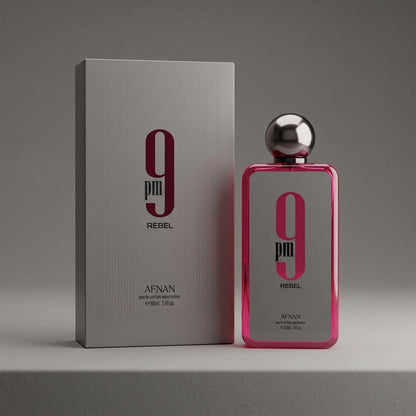 AFNAN 9PM REBEL EAU DE PARFUM SPRAY UNISEX 3.4 Oz / 100 ml BRAND NEW ITEM