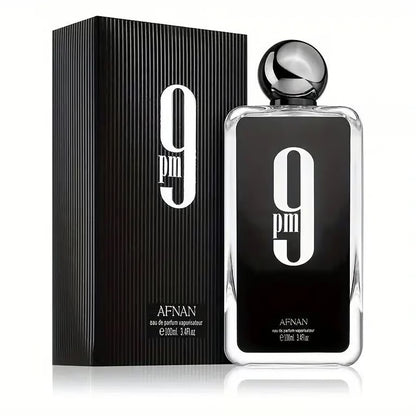 Afnan 9PM Eau de Parfum for Men – 100ml (3.4 oz) EDP Spray Cologne – Long Lasting Night Fragrance – Brand New