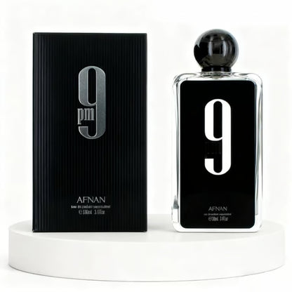 Afnan 9PM Eau de Parfum for Men – 100ml (3.4 oz) EDP Spray Cologne – Long Lasting Night Fragrance – Brand New