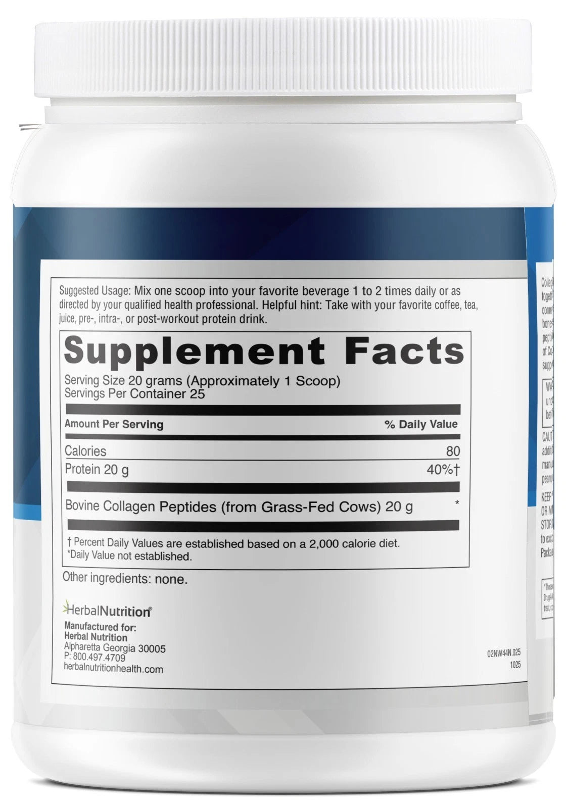 Premium Collagen Peptides Powder – Hydrolyzed Protein for Bones, Joints &amp; Skin Support | Beauty &amp; Wellness Supplement