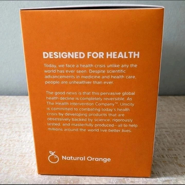 Unicity Balance Orange Fiber Supplement Drink Mix, 30 Stick Packs | New &amp; Sealed | Exp 04/2028