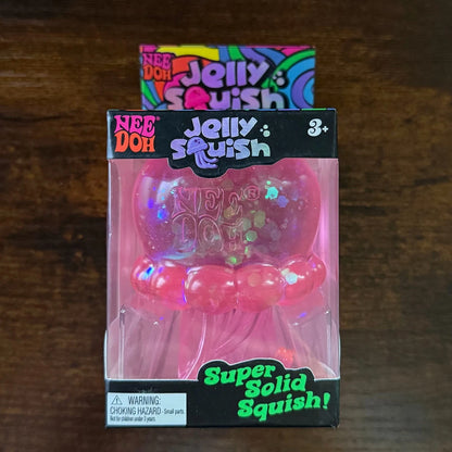 Schylling NeeDoh Jelly Squish Fidget Toy – Select Color Pink / Purple / Blue | Stress Relief Toy | New