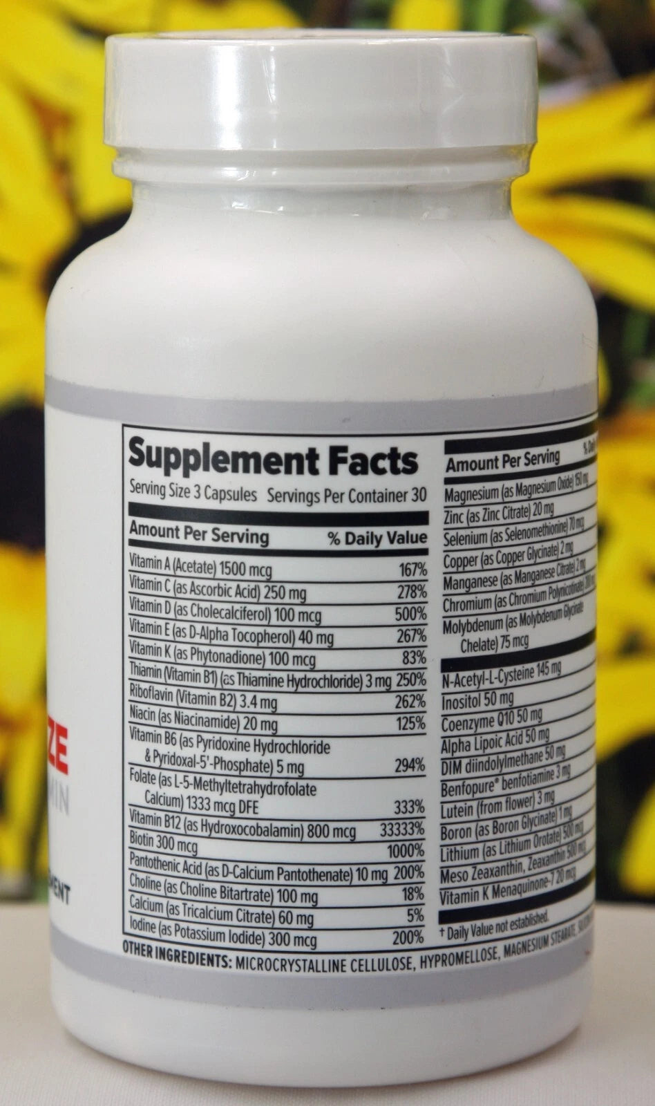10X Health Optimize Methylated Multivitamin – 90 Capsules | Active B-Complex with 5-MTHF, B12 &amp; NAC | Energy, Brain &amp; Cellular Support Supplement