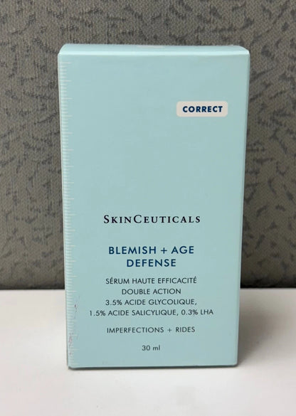 SkinCeuticals Blemish + Age Defense Serum 30ml | Oil-Free Acne &amp; Anti-Aging Face Treatment | Authentic New