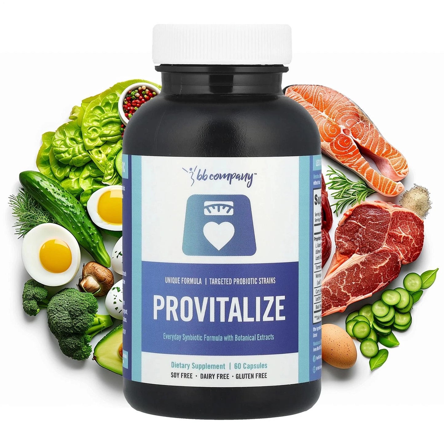 Provitalize Probiotics for Women 60 Capsules – Gut Health, Digestive Balance &amp; Menopause Support Supplement