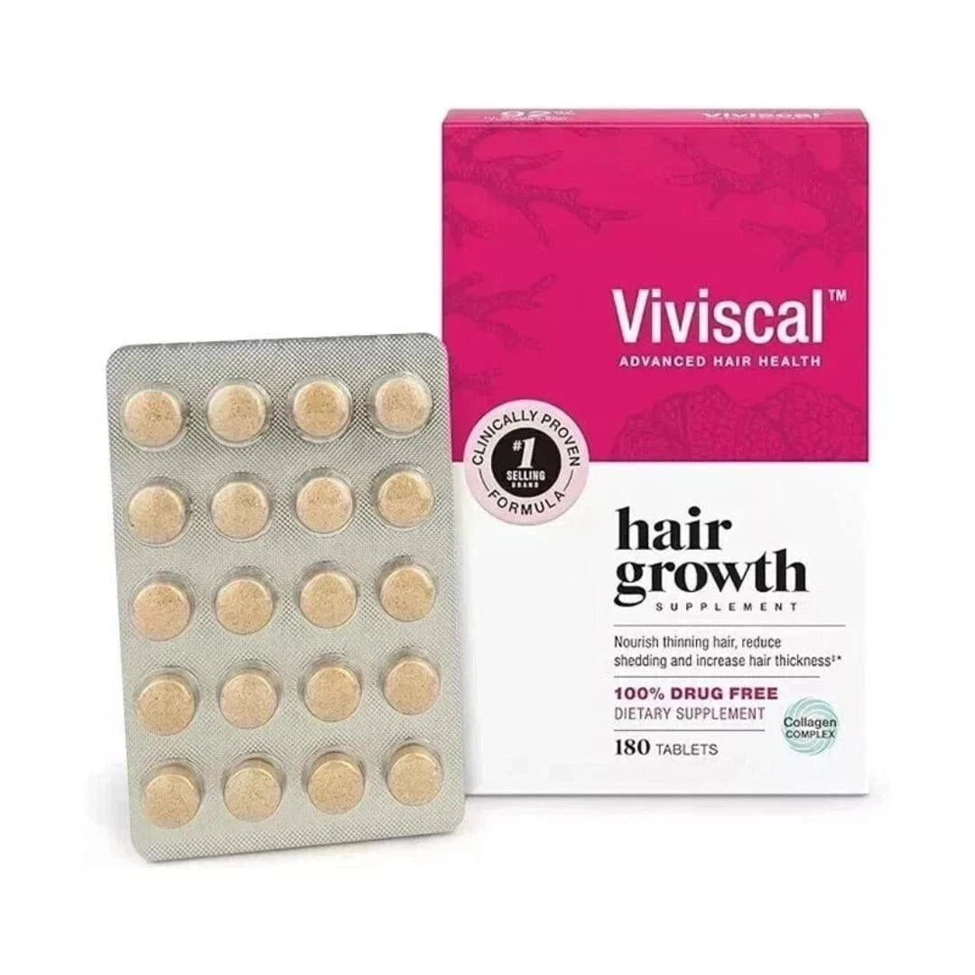 Viviscal Hair Growth Supplement for Women 180 Tablets – 3 Month Supply Hair Support Formula