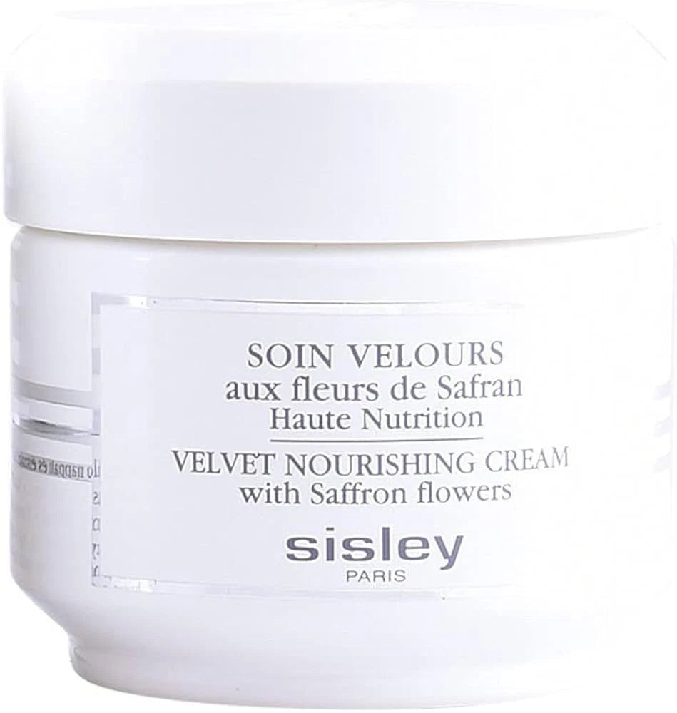 Sisley Velvet Nourishing Cream with Saffron Flowers 50ml / 1.6 fl oz | Deep Nourishing Face Cream for Dry &amp; Sensitive Skin | Authentic New in Retail Box