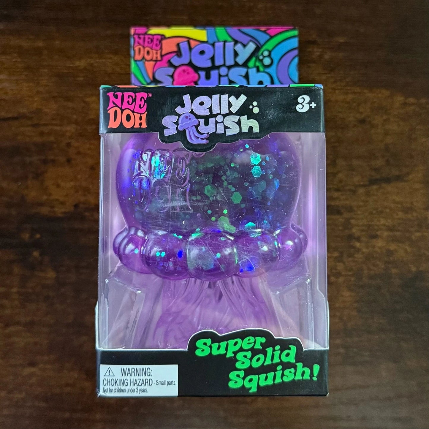 Schylling NeeDoh Jelly Squish Fidget Toy – Select Color Pink / Purple / Blue | Stress Relief Toy | New