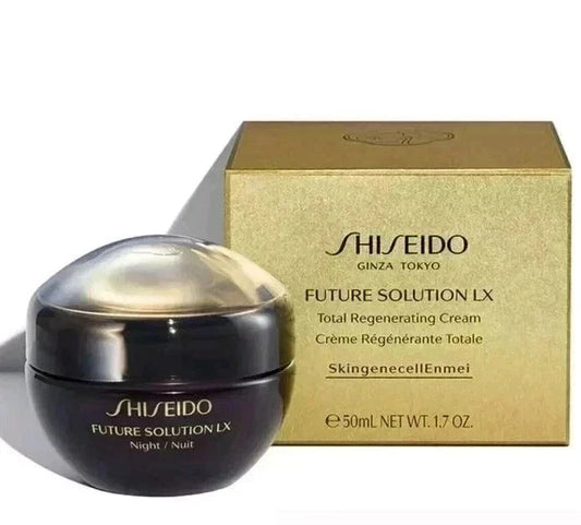 Shiseido Future Solution LX Total Regenerating Cream 50ml / 1.7oz Anti-Aging Face Moisturizer New Sealed