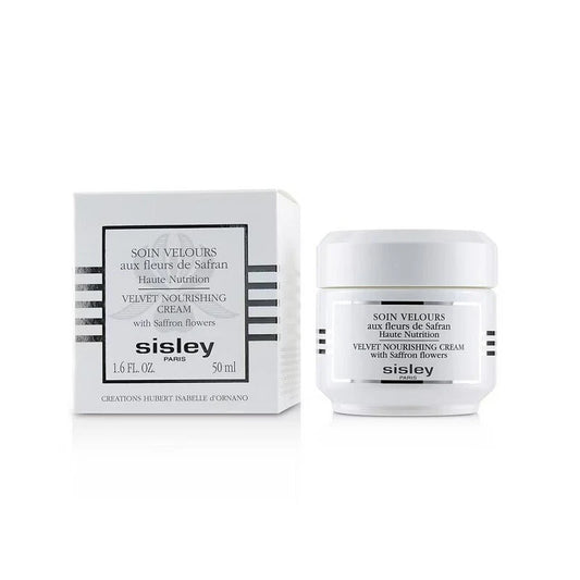 Sisley Velvet Nourishing Cream with Saffron Flowers 50ml / 1.6 fl oz | Deep Nourishing Face Cream for Dry &amp; Sensitive Skin | Authentic New in Retail Box