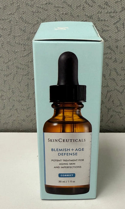 SkinCeuticals Blemish + Age Defense Serum 30ml | Oil-Free Acne &amp; Anti-Aging Face Treatment | Authentic New
