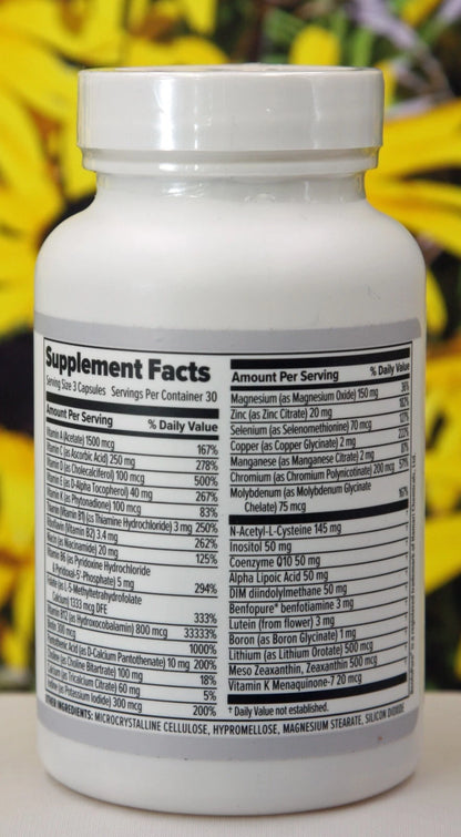 10X Health Optimize Methylated Multivitamin – 90 Capsules | Active B-Complex with 5-MTHF, B12 &amp; NAC | Energy, Brain &amp; Cellular Support Supplement